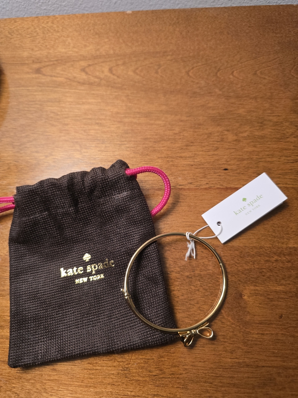 Kate Spade Gold Bow Bangle Bracelet